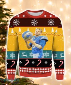 NFL Jared Goff Christmas Gift Ugly Christmas Sweater For Men And Women