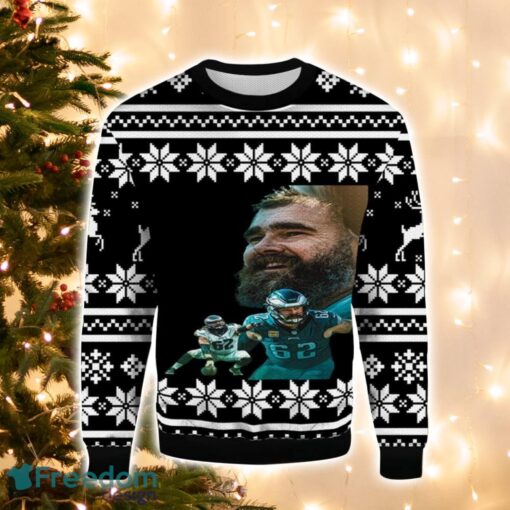 NFL Jason Kelce Eagles Christmas Gift Ugly Christmas Sweater For Men And Women Product Photo 1