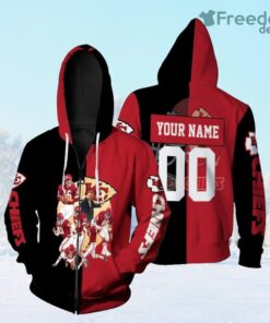 Nfl Season 2020 Kansas City Chiefs West Division Champion Great Great Football Team 3D Personalized 1 Zip Hoodie 3D All Over Print