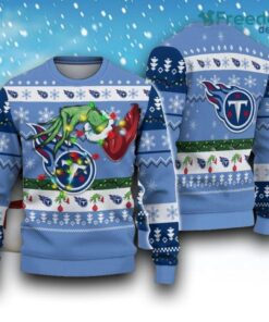 NFL Tennessee Titans Grinch Christmas Ugly Sweater Gift Christmas