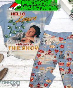 Niall Horan Hello Lovers Welcome To The Show Fleece Pajamas Set All Over Print Christmas Gift - Niall Horan Hello Lovers Welcome To The Show Fleece Pajamas Set-1