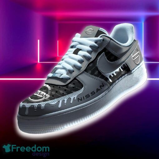 Nissan Car Air Force 1 Sneaker All Over Print For Fans AF1 Shoes - Nissan Car Air Force 1 Sneaker All Over Print For Fans AF1 Shoes