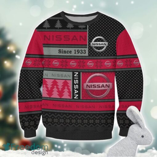 Nissan Logo Ugly Christmas Sweater For Fans Men And Women Christmas Gift Ideas Product Photo 2