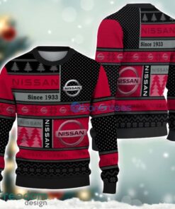 Nissan Logo Ugly Christmas Sweater For Fans Men And Women Christmas Gift Ideas Product Photo 1