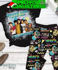 NKOTB I’m Not Old I’m Vintage True Fan Fleece Pajamas Set Christmas For Family - NKOTB I’m Not Old I’m Vintage True Fan Fleece Pajamas Set-4