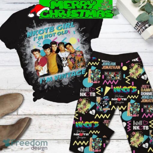 NKOTB I’m Not Old I’m Vintage True Fan Fleece Pajamas Set Christmas For Family - NKOTB I’m Not Old I’m Vintage True Fan Fleece Pajamas Set-4