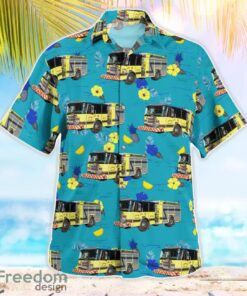 Nokomis Fire Department Nokomis, Florida Aloha Hawaiian Shirt Beach Gift Shirt Product Photo 2