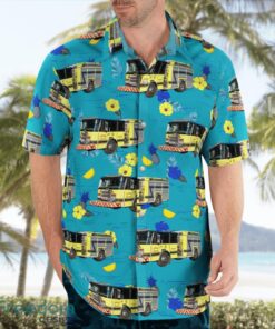 Nokomis Fire Department Nokomis, Florida Aloha Hawaiian Shirt Beach Gift Shirt Product Photo 3