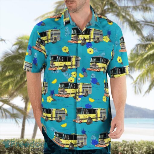 Nokomis Fire Department Nokomis, Florida Aloha Hawaiian Shirt Beach Gift Shirt Product Photo 3