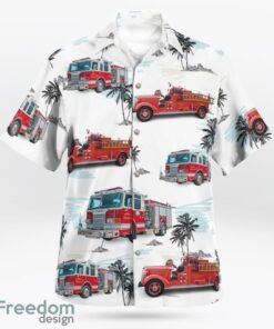 North Carolina Franklin Fire And Rescue Hawaiian Shirt Product Photo 2