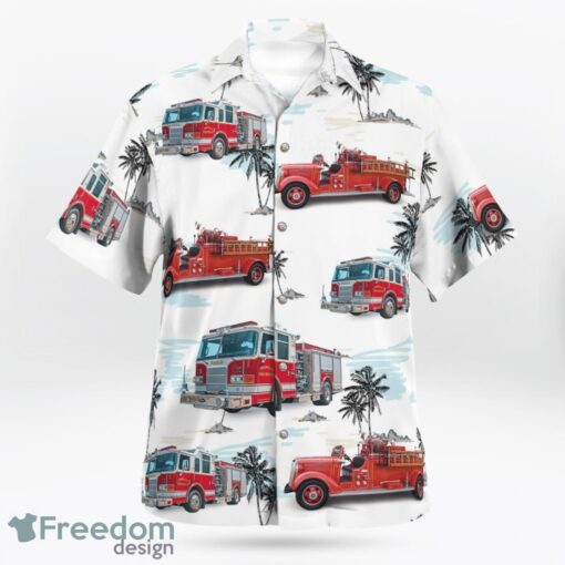 North Carolina Franklin Fire And Rescue Hawaiian Shirt Product Photo 2