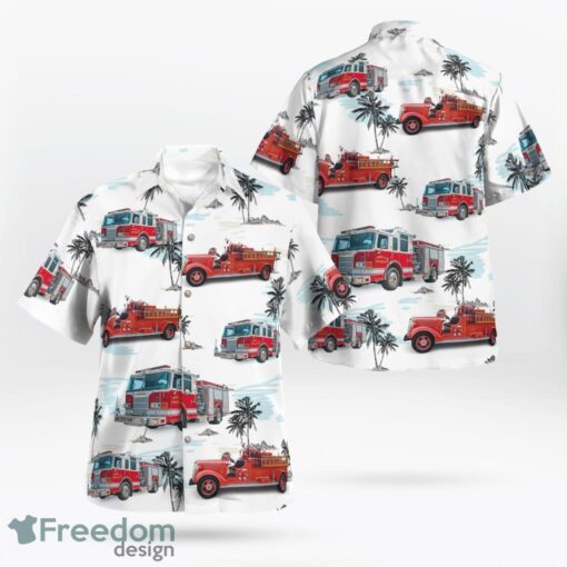 North Carolina Franklin Fire And Rescue Hawaiian Shirt Product Photo 1