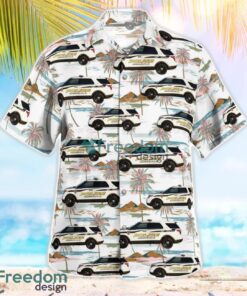 North Carolina , Morrisville Police Department Tropical 3D Hawaiian Shirt Gift For Summer Product Photo 3