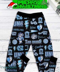 North Carolina Tar Heels Kind Fleece Pajamas Set For Women Gift Christmas - North Carolina Tar Heels Kind Fleece Pajamas Set-2