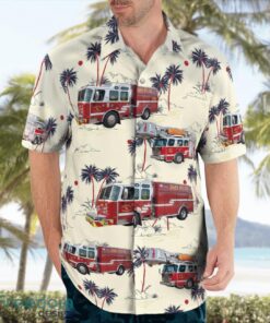 North Phoenix, Arizona Daisy Mountain Fire & Medical Hawaiian Shirt Product Photo 3