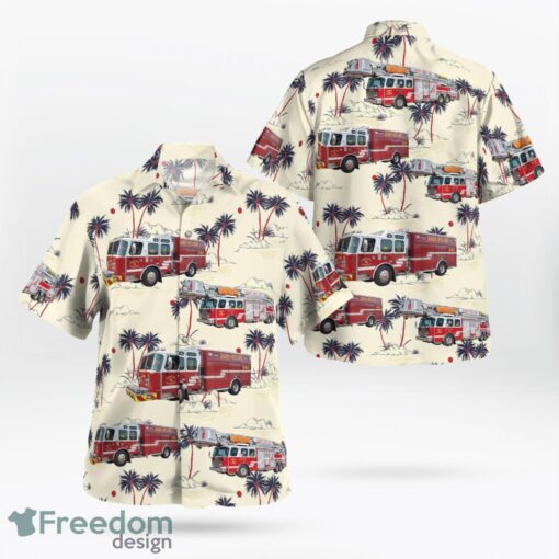 North Phoenix, Arizona Daisy Mountain Fire & Medical Hawaiian Shirt Product Photo 1