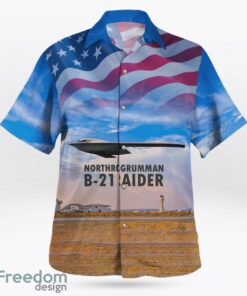 Northrop Grumman B-21 Raider Hawaiian Shirt Product Photo 3