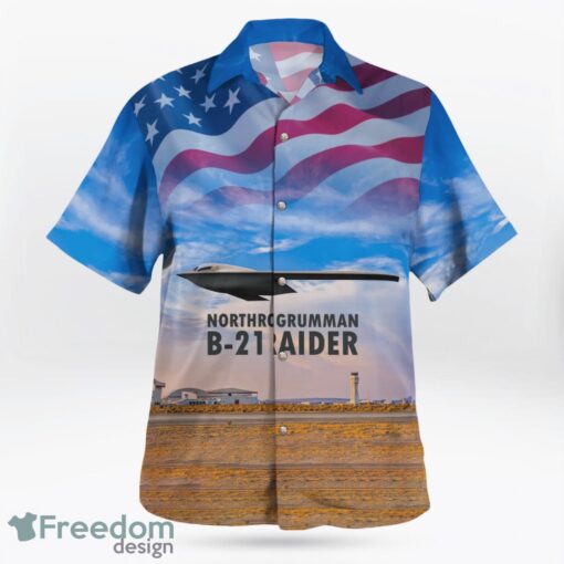 Northrop Grumman B-21 Raider Hawaiian Shirt Product Photo 3