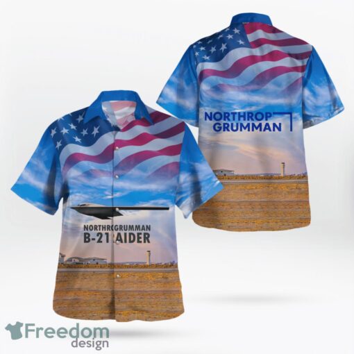 Northrop Grumman B-21 Raider Hawaiian Shirt Product Photo 1