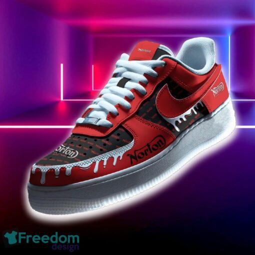 Norton Car Air Force 1 Sneaker All Over Print For Fans AF1 Shoes - Norton Car Air Force 1 Sneaker All Over Print For Fans AF1 Shoes