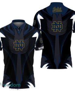 Notre Dame Abstract Pattern Polo Shirt