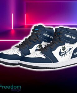 Notre Dame Fighting Irish Air Jordan Hightop Shoes New Custom Name For Fans Gift Sneaker - Notre Dame Fighting Irish Air Jordan Hightop Shoes Photo 5