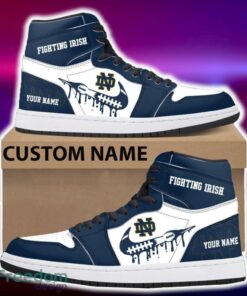 Notre Dame Fighting Irish Air Jordan Hightop Shoes New Custom Name For Fans Gift Sneaker Notre Dame Fighting Irish Air Jordan Hightop Shoes New Custom Name For Fans Gift Sneaker