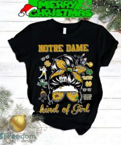 Notre Dame Fighting Irish Kind Of Girl Fleece Pajamas Set All Over Print Christmas Gift - Notre Dame Fighting Irish Kind Of Girl Fleece Pajamas Set-3