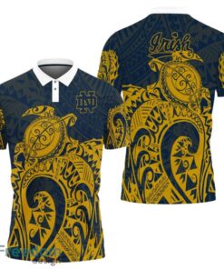 Notre Dame Turtle Polynesian Pattern Polo Shirt