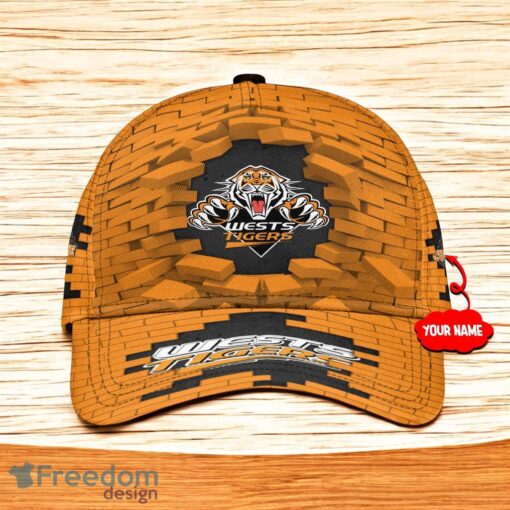 NTTClassic Cap 3D00295 Personalized Classic Cap 3D Wests Tigers Wall NRL New Fashion Product Photo 1