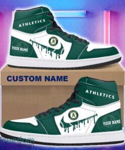 Oakland Athletics AJ1 Hightop Shoes New For Men Women Gift Air Jordan Hightop Sneaker Custom Name