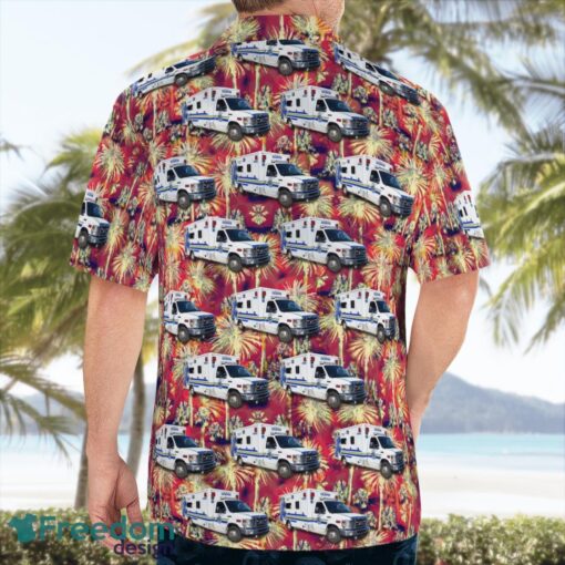 Ohio, Delaware County EMS Aloha Hawaiian Shirt Beach Gift Shirt Product Photo 2