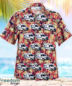 Ohio, Delaware County EMS Aloha Hawaiian Shirt Beach Gift Shirt Product Photo 3