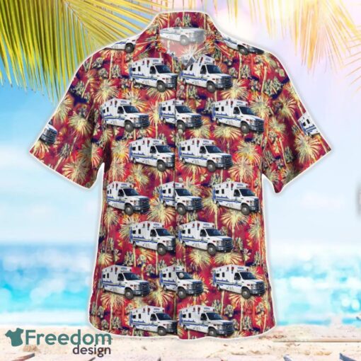 Ohio, Delaware County EMS Aloha Hawaiian Shirt Beach Gift Shirt Product Photo 3