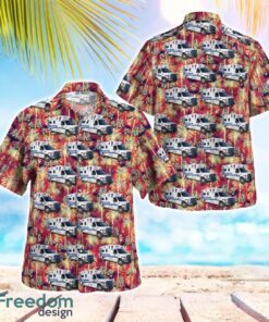 Ohio, Delaware County EMS Aloha Hawaiian Shirt Beach Gift Shirt Product Photo 1