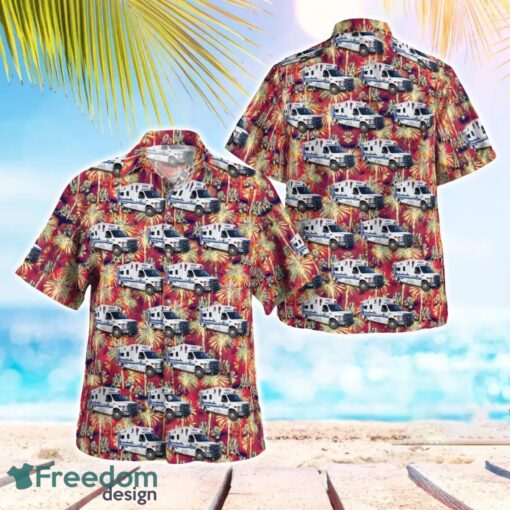 Ohio, Delaware County EMS Aloha Hawaiian Shirt Beach Gift Shirt Product Photo 1