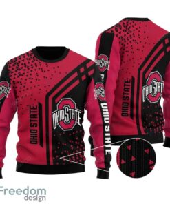 Ohio State Buckeyes All Over Print Christmas Sweater