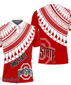 Ohio State Buckeyes Polynesian Pattern Polo Shirt