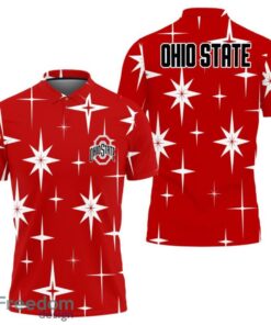 Ohio State Buckeyes Sparkle Pattern Polo Shirt