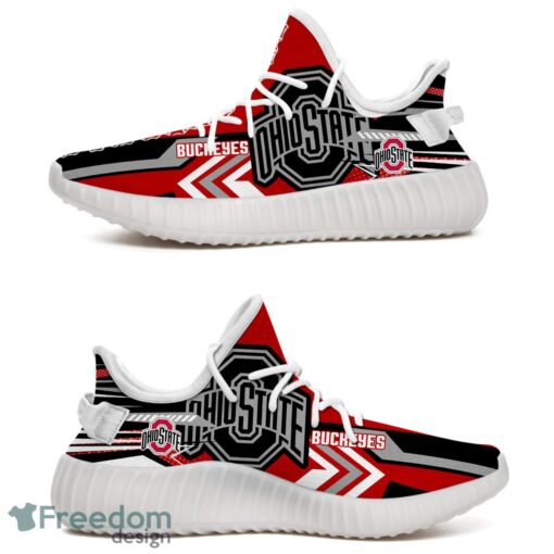 Ohio State Buckeyes Speedsters Yeezy Running Shoes For Fans Gift Men Women - Ohio State Buckeyes Speedsters Yeezy Boost Running Shoes_4