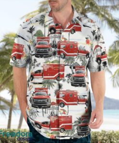 Ohio Streetsboro Fire Department Hawaiian Shirt Beach Summer Shirt Product Photo 3