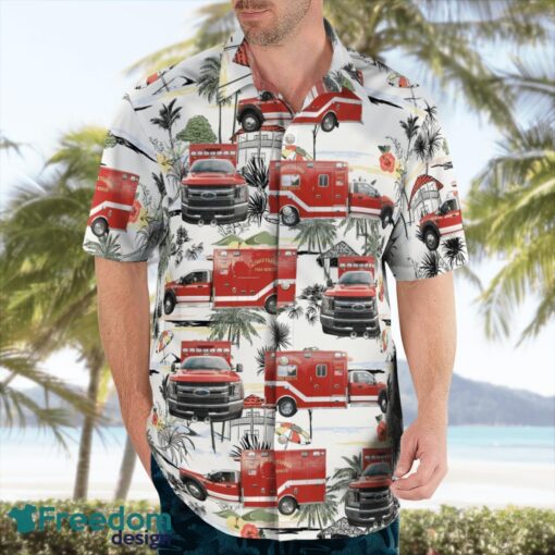 Ohio Streetsboro Fire Department Hawaiian Shirt Beach Summer Shirt Product Photo 3