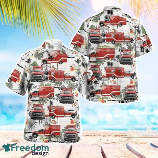 Ohio Streetsboro Fire Department Hawaiian Shirt Beach Summer Shirt Product Photo 1