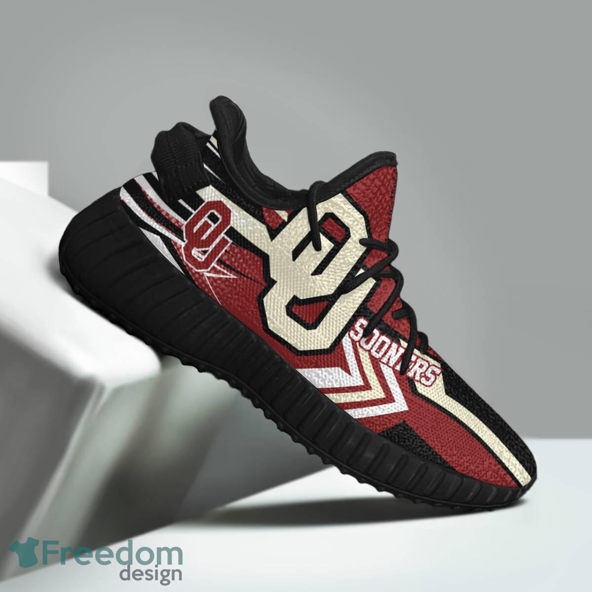 Oklahoma Sooners Speedsters Yeezy Running Shoes For Fans Gift Men Women - Oklahoma Sooners Speedsters Yeezy Boost Running Shoes_1