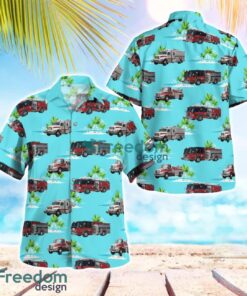 Oldham County, Kentucky, Ballardsville Fire and Rescue Tropical 3D Hawaiian Shirt Gift For Summer