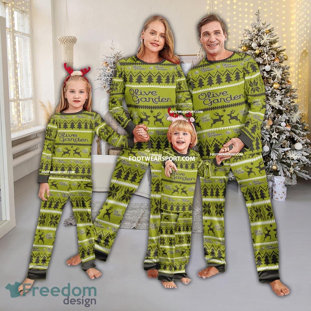 Olive Garden Bulk Ugly Christmas Family Pajamas Set - Olive Garden Bulk Ugly Christmas Family Pajamas Set