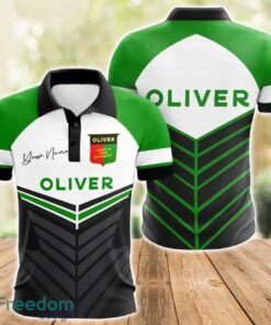 Oliver Tractor 3D Polo Shirt For Car Lover Golf Fans Gift Polo Shirt Custom Name