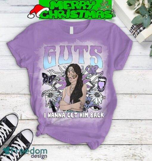 Olivia Rodrigo Guts I Wanna Get Him Back Purple Design Fleece Pajamas Set For Christmas - Olivia Rodrigo Guts I Wanna Get Him Back Purple Design Fleece Pajamas Set-2