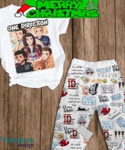 One Direction Darling Just Hold On Fleece Pajamas Set All Over Print Christmas Gift - One Direction Darling Just Hold On Fleece Pajamas Set-1