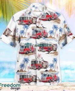 Onset, Massachusetts, Onset Fire Rescue Beach Hawaiian Shirt Product Photo 3